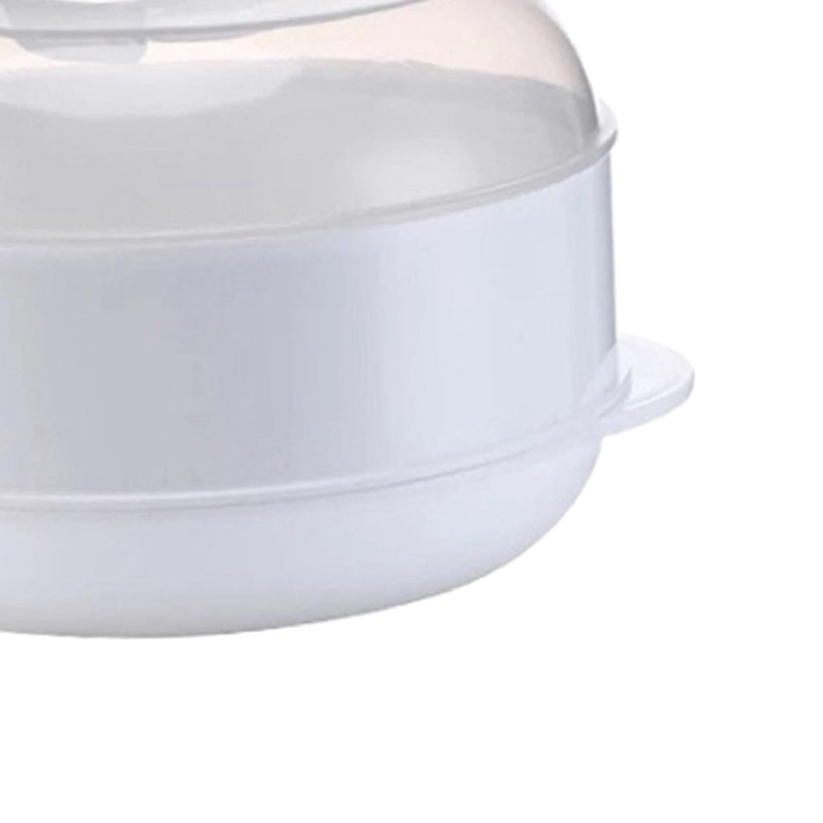 Meal Prep Healthy - Stapelbare magnetron-stoompan met deksel, snelverhittende kookpot,