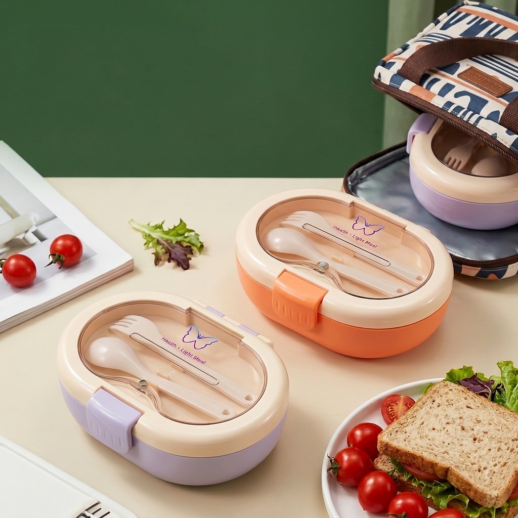 Meal Prep Meal Ideas - Draagbare plastic bento lunchbox voor kinderen,