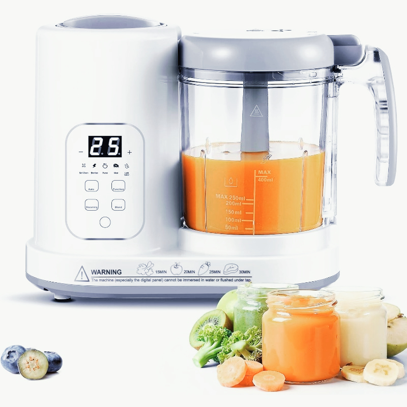 Meal Prep Healthy - Babyvoedselmaker Stoomkoker Blender 4-in-1 Automatische Stoom-,