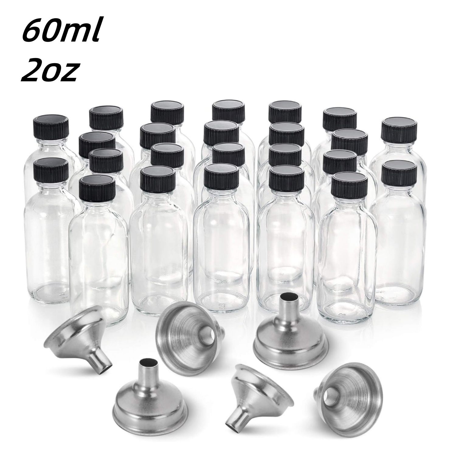 Meal Prep Juice Bottles - 10/20/30 stuks moderne glazen vloeistofflessen met