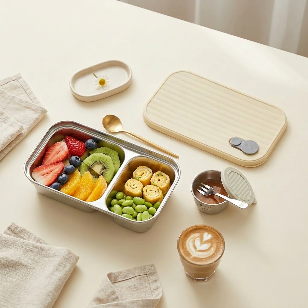 Meal Prep Meal Ideas - 304 RVS Bento Box Kinderlunchbox Magnetronbestendige