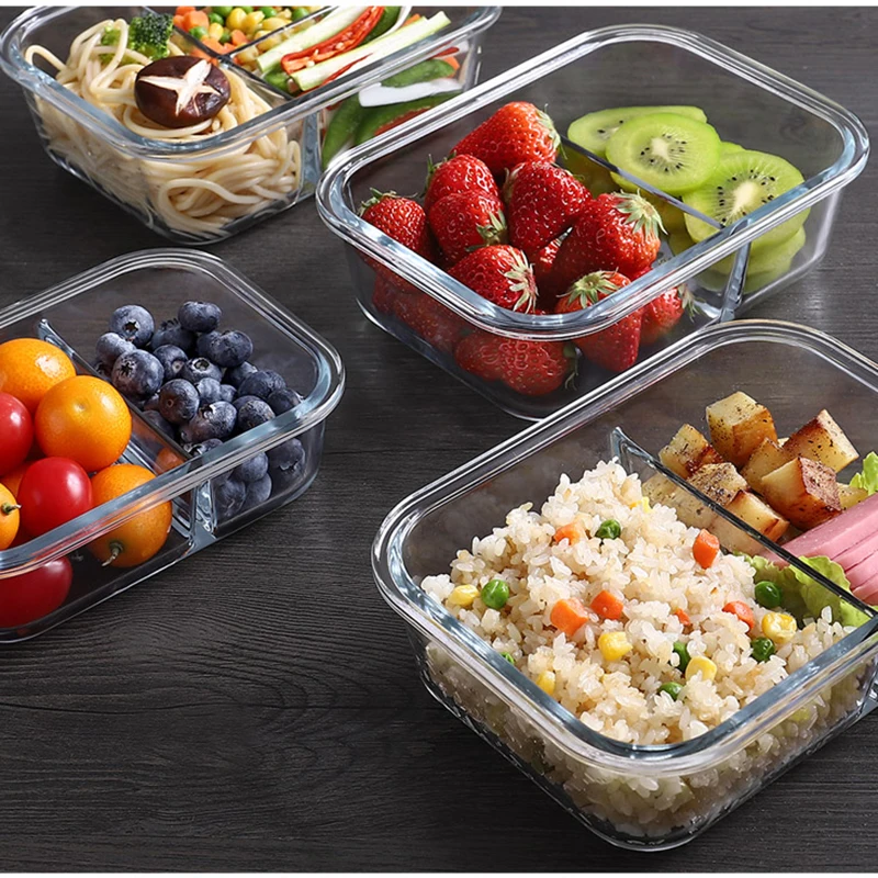 Glazen lunchbox Verzegelde ver - Meal Prep Kits recensie en prijs