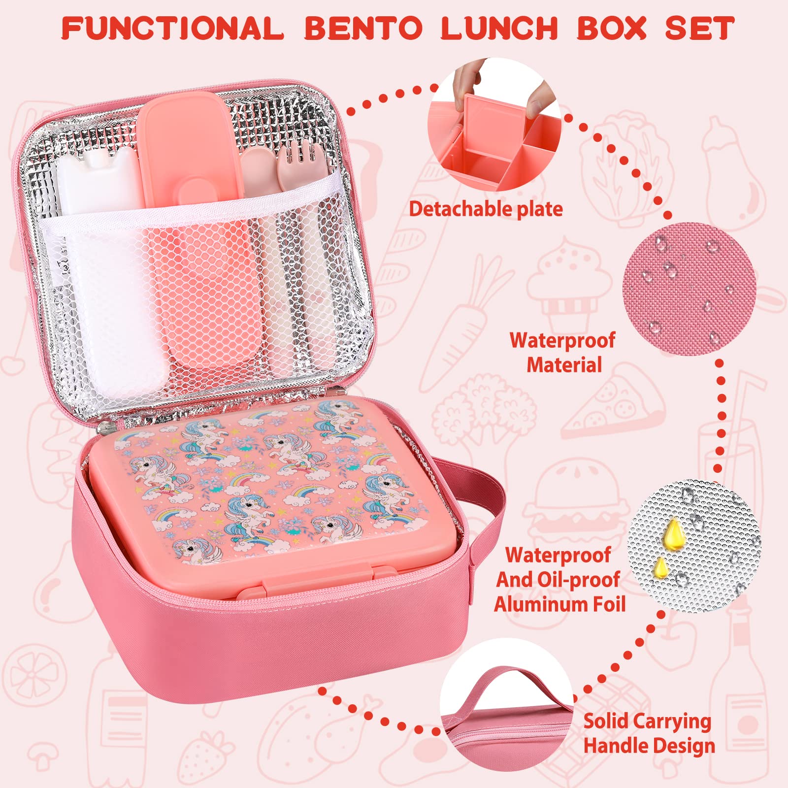 Bento Lunchbox voor kinderen M - Meal Prep Kits recensie en prijs