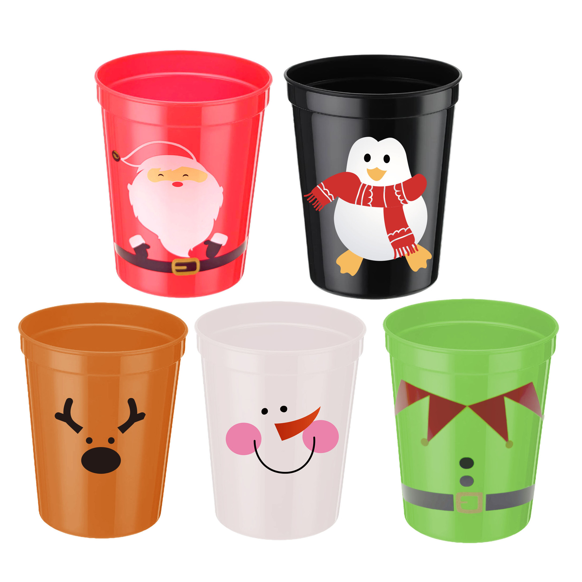 16oz Vrolijke Kerstbeker Food  - Meal Prep Juice Bottles recensie en prijs