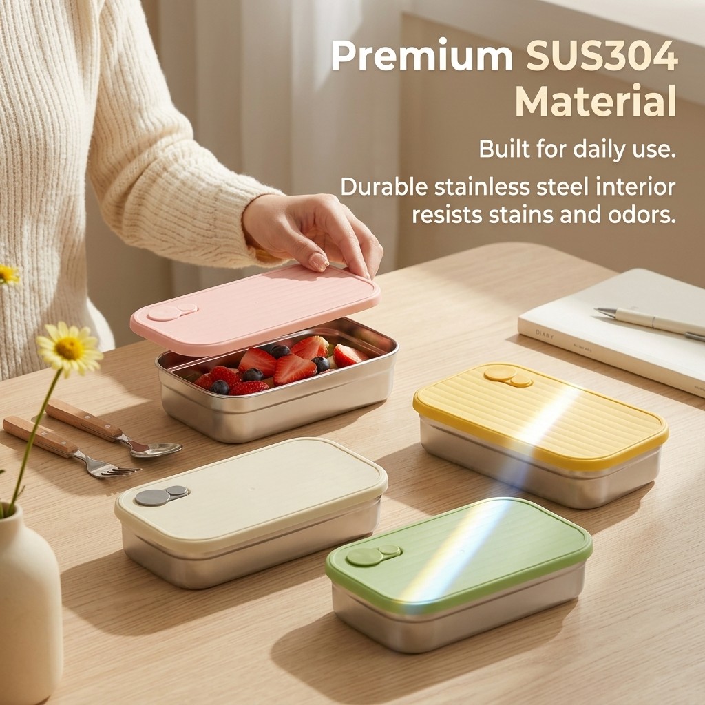RVS Bento Box Metalen Lunchbox - Meal Prep Meal Ideas recensie en prijs