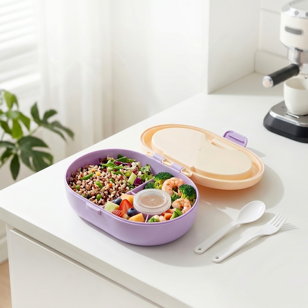 Draagbare plastic bento lunchb - Meal Prep Meal Ideas recensie en prijs