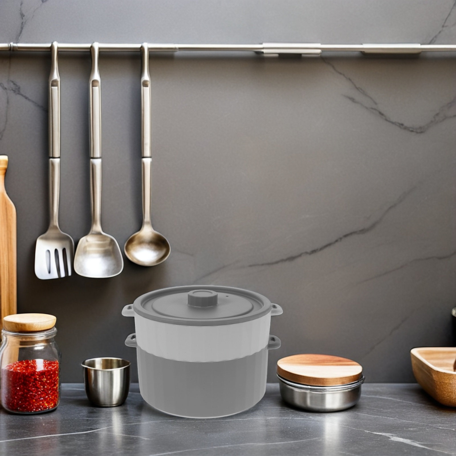 Magnetron siliconen stoompan m - Meal Prep Healthy recensie en prijs