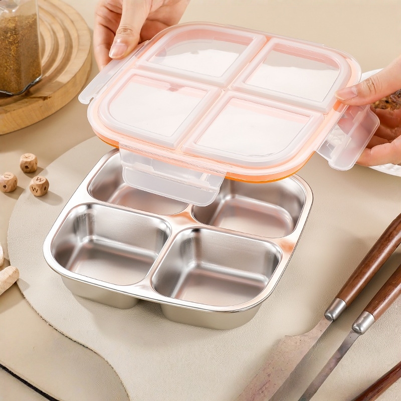 304 RVS Lunchbox, 600ml Bento  - Meal Prep Meal Ideas recensie en prijs