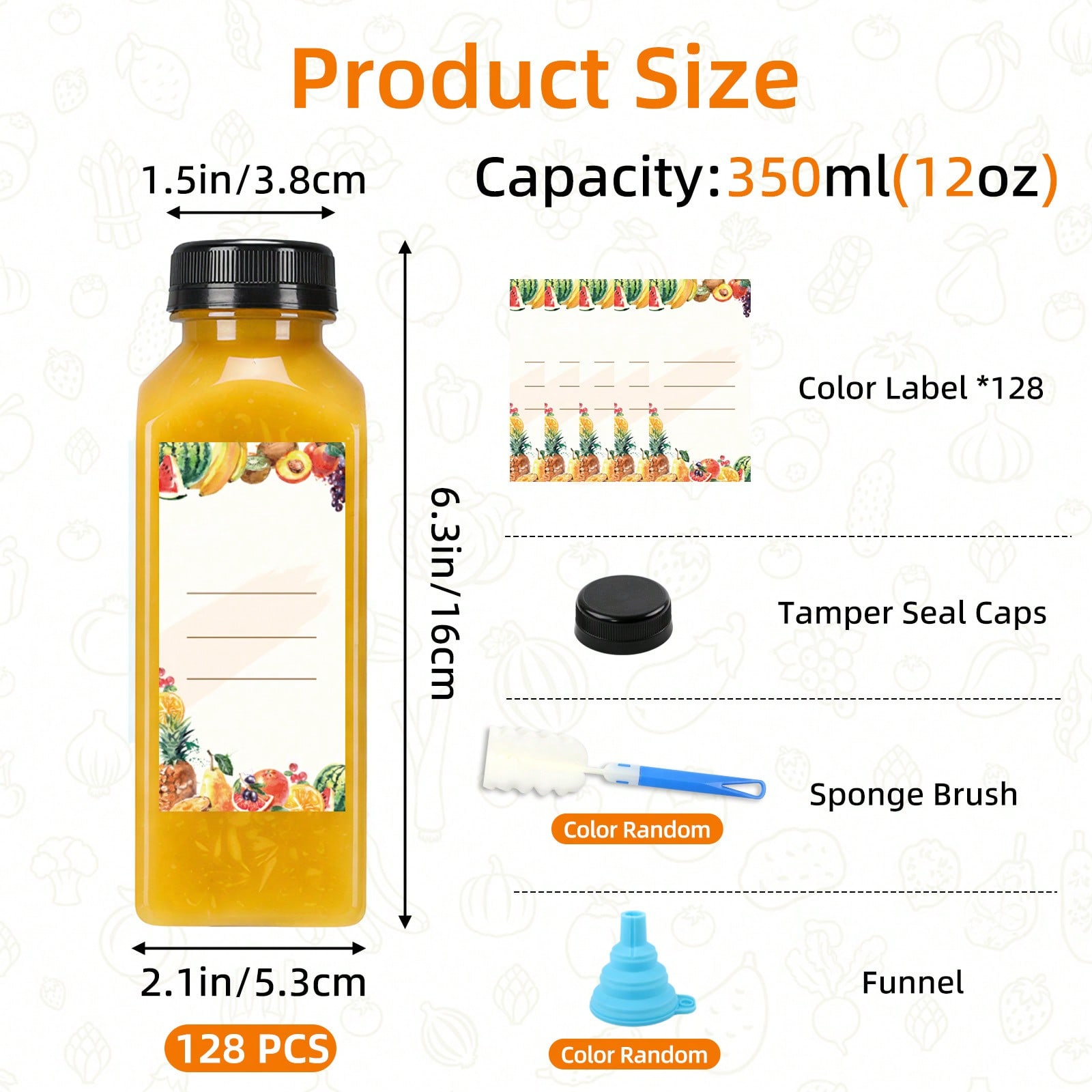 Plastic sapflessen Modern, str - Meal Prep Juice Bottles recensie en prijs