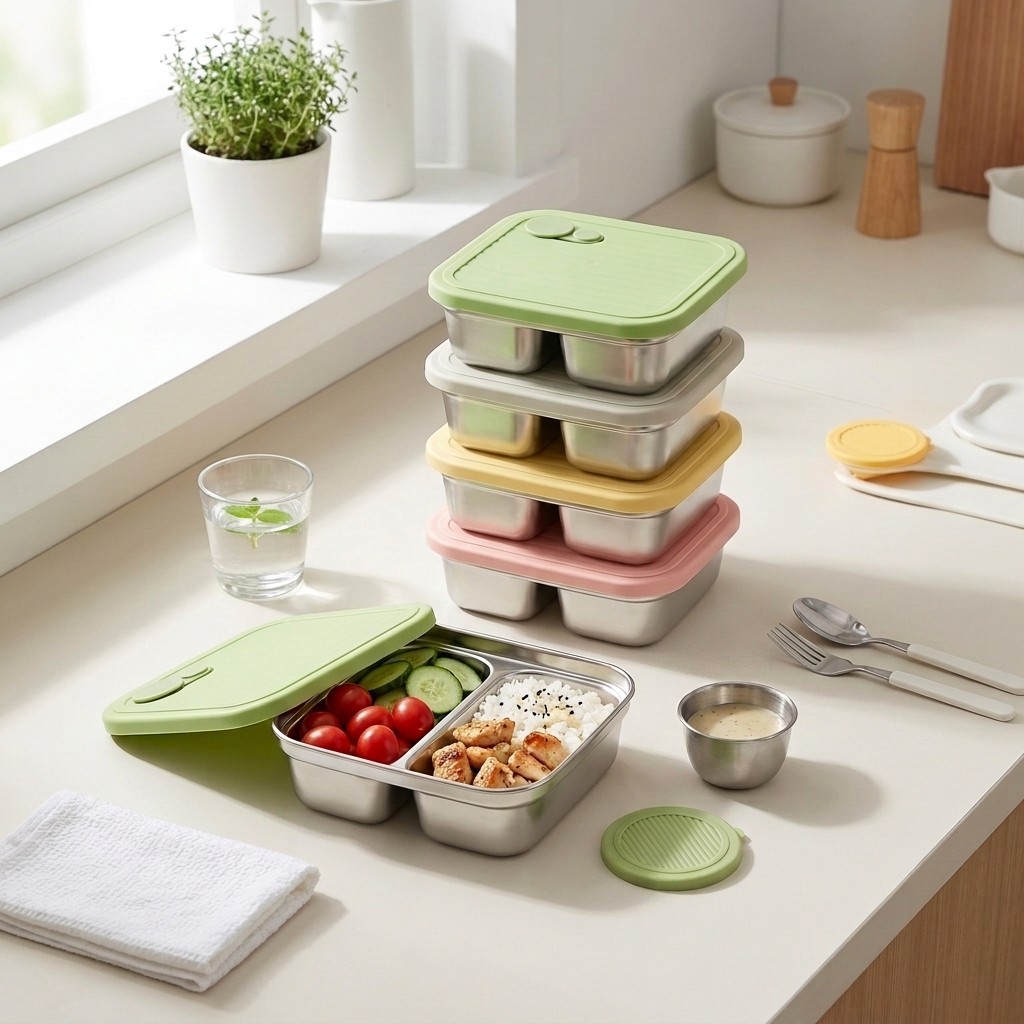 304 RVS Bento Lunchbox Kindere - Meal Prep Meal Ideas recensie en prijs