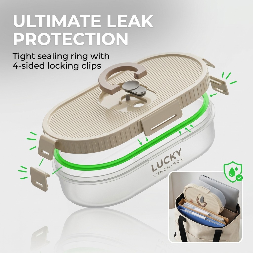Draagbare Bento Lunchbox Set L - Meal Prep Meal Ideas recensie en prijs