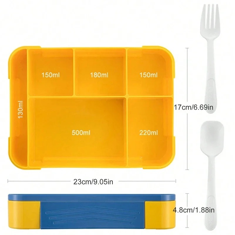 1330ML Bento Lunchbox Kinderen - Meal Prep Meal Ideas recensie en prijs