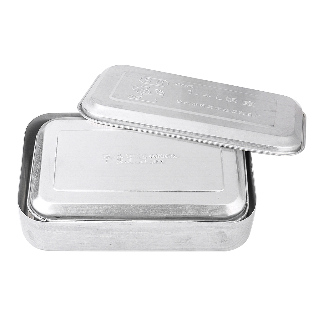 Oude Aluminium Bento Box Nosta - Meal Prep Kits recensie en prijs