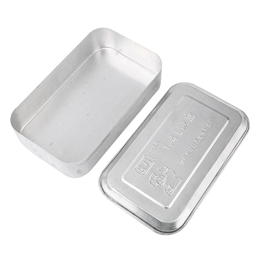 Oude Aluminium Bento Box Nosta - Meal Prep Kits recensie en prijs