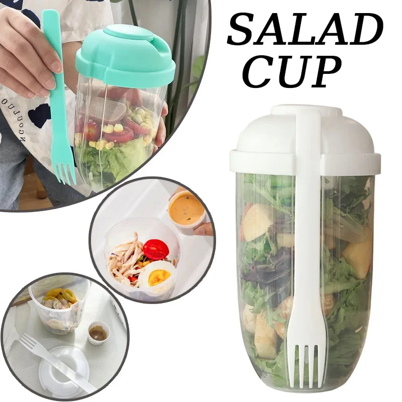 Draagbare saladekom met deksel - Meal Prep Healthy recensie en prijs