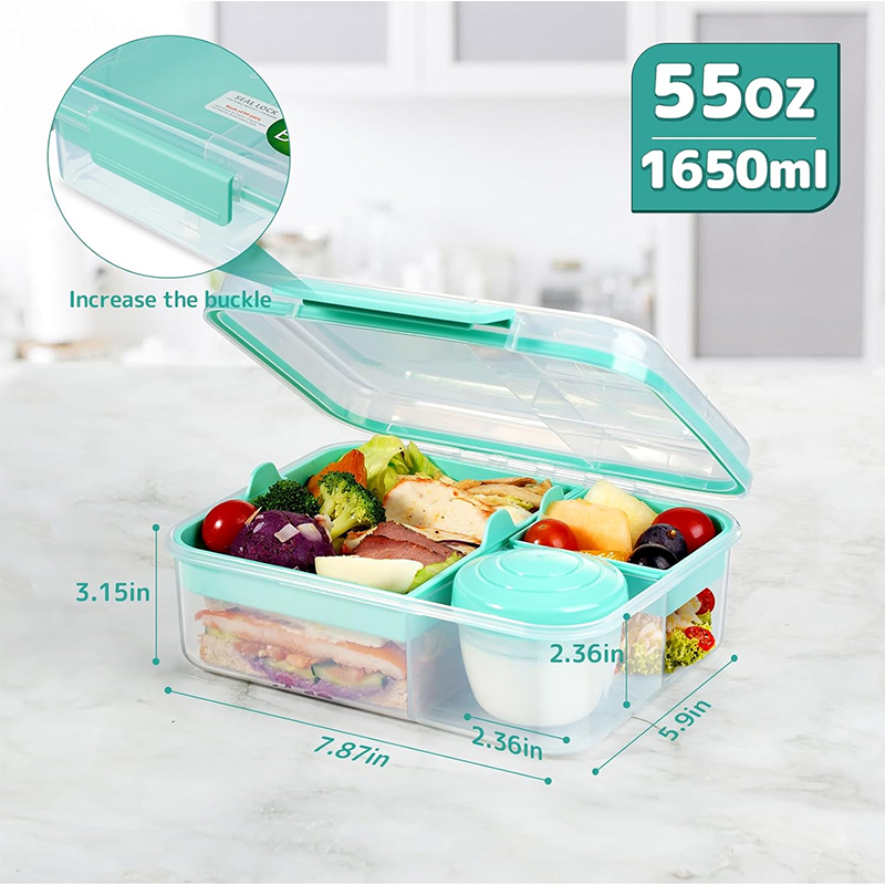 4-delige lekvrije bento lunchb - Meal Prep Meal Ideas recensie en prijs