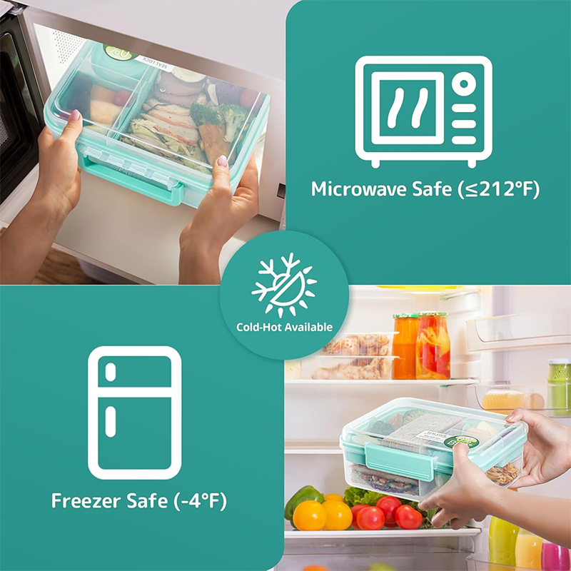 4-delige lekvrije bento lunchb - Meal Prep Meal Ideas recensie en prijs