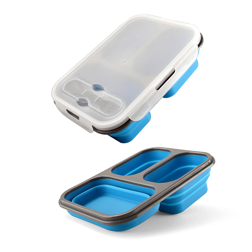 1100 ml opvouwbare siliconen l - Meal Prep Kits recensie en prijs