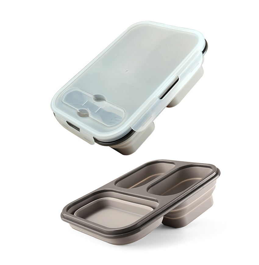 1100 ml opvouwbare siliconen l - Meal Prep Kits recensie en prijs