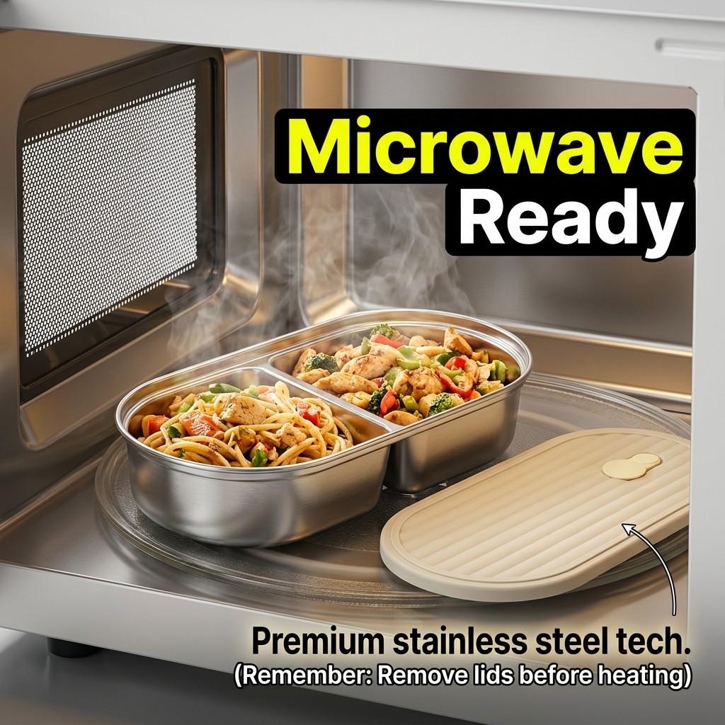 Magnetronbestendige 304 roestv - Meal Prep Meal Ideas recensie en prijs