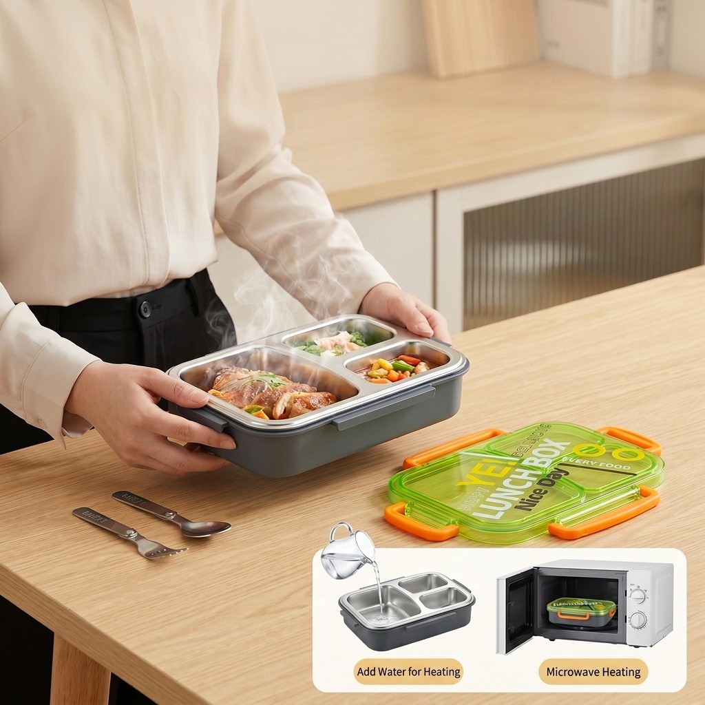 Microgolfbestendige 304 roestv - Meal Prep Meal Ideas recensie en prijs