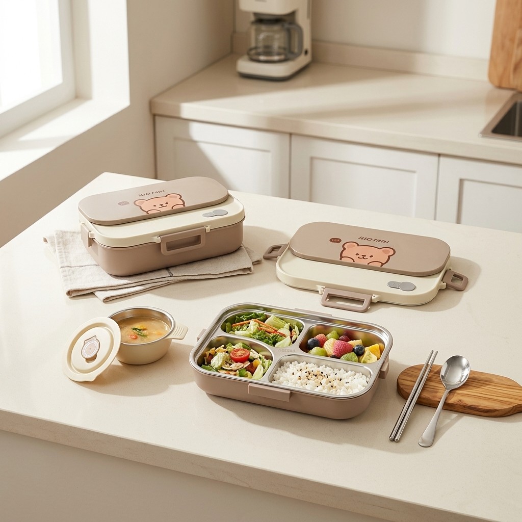 304 RVS Bento Box Lekvrije Lun - Meal Prep Meal Ideas recensie en prijs